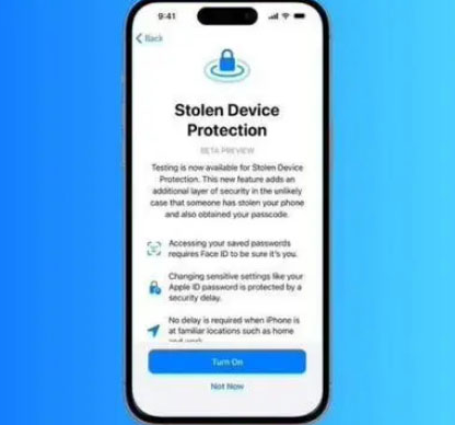 天坛街道苹果授权维修店分享被盗设备保护功能开启方法