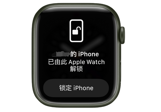 天坛街道苹果手机维修分享用 AppleWatch 解锁配备面容 ID 的 iPhone方法 