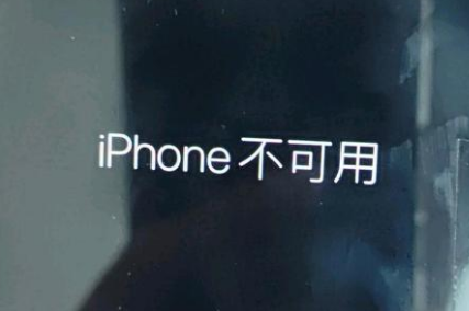 天坛街道苹果服务网点分享锁屏界面显示“iPhone 不可用”如何解决 