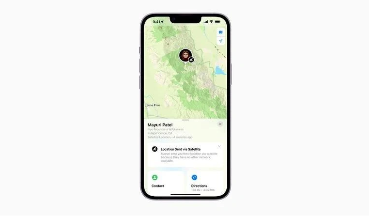 天坛街道苹果14维修分享iPhone14系列中 FindMy功能通过卫星分享位置方法教程 