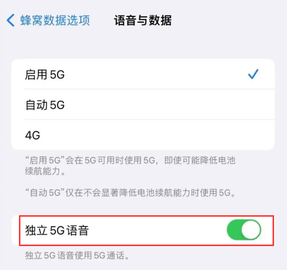 天坛街道苹果14维修分享iPhone 14 Pro如何开启VoNR 